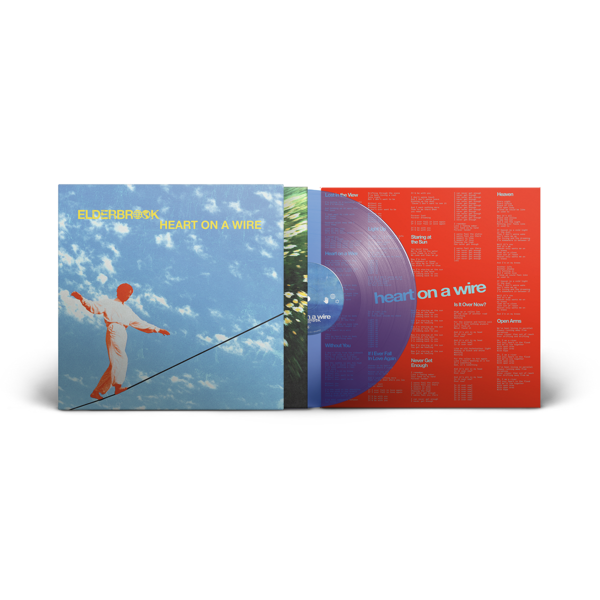 ELDERBROOK - HEART ON A WIRE - TRANSLUCENT BLUE VINYL LP (PRE ORDER)